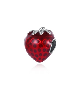 Fubena 925 Ayar Gümüş Çilek Charm