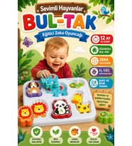 Sevimli Hayvanlar Bul-Tak - Bultak Lego - Bebek Oyuncağı - Şekil Takmaca