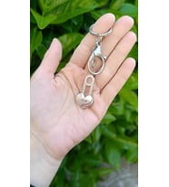 Anahtarlık Kalp Love Yazılı Metal Anahtarlık Çanta Araba Cüzdan Süsü