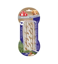 8 in 1 Delights Bones Köpekler İçin Biftekli Ağız Bakım Çubuğu 10 lu 55 Gr