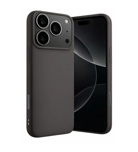iPhone 17 Pro Max Nano İçi Kadife Silikon - Gri