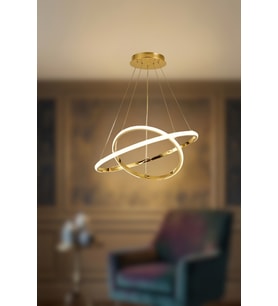 Exclusa Ledli Sarkıt Avize – Modern Tasarım Ledli Sarkıt Avize (Gold)