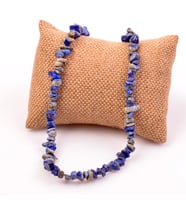 Lapis Lazuli Taşı Şekilsiz Kolye