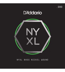 DADDARIO NYXLB080 BASS TEK TEL, NYXL SERİSİ, NİKEL SARIM, 0.080