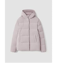 LCW Kids Pembe Kapüşonlu Kız Çocuk Şişme Mont