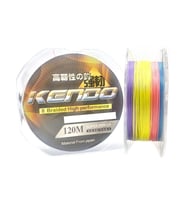 Kendo Dynema Multicolor 8Örgü Olta Misinası 120Mt MultiColor-0,26 mm