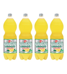 Uludağ Limonata Şekersiz 2 lt x 4 Adet