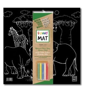 Funny Mat - Black Yeryüzü (Tebeşirli)