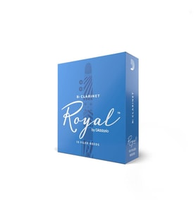Rico RCB1010 Royal Bb Klarnet Kamışı No: 1.0 (Başlangıç) - 10'lu Paket  Fransız Kesim (Filed), Esnek Tepki ve Başlangıç Seviyesi İçin İdeal
