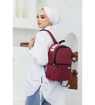 MUBO SHPİRTİ İM BORDO ORTA SIRT ÇANTASI
