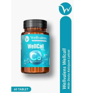 Wellcall Kalsiyum Laktat 60 Tablet – Yüksek Emilimli Kemik ve Kas Desteği