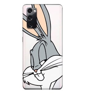 Samsung Galaxy S20 FE Uyumlu Bugs Bunny Desenli Şeffaf Telefon Kılıfı