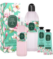 Manolya Çiçeği Kolonyası 400 Ml, 150 Ml 2 Adet El Vücut Kremi 50 Ml