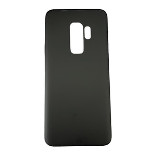 Galaxy S9 Plus ile Uyumlu Cappy Silikon Kılıf Siyah