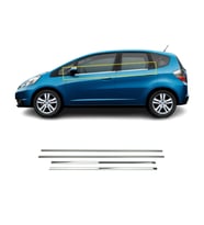 Honda Jazz Krom Cam Çıtası 4 Prç. 2009-2013 P.Çelik