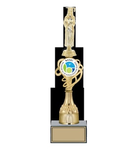 ODAK KUPA - Figürlü Kupalar - Mezuniyet Kadın Figürlü Kupalar FG-033 C - 37 cm