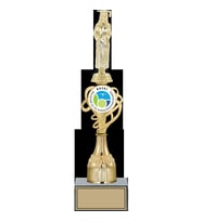 ODAK KUPA - Figürlü Kupalar - Mezuniyet Kadın Figürlü Kupalar FG-033 C - 37 cm