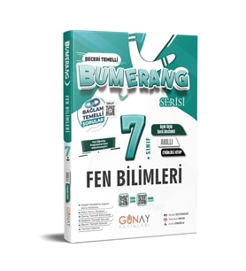 7. Sınıf Fen Bilimleri Etkinlikli Bumerang Serisi Günay Yayınları