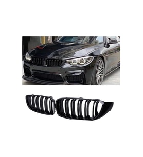 Bm w 4 Serisi F32 M4 Çift Çizgi Böbrek Piano Black Panjur 2014-2019 Arası