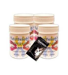 Süper Peppermint 4 Tane Birden Ayakların Bakımı Ve Kokusu Bakım Kremi 50 Ml + 1 Hediye Jel