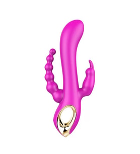 VETIRY Triple Curve Şarjlı 3 in 1 Rabbit Vibratör