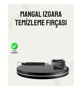 Mey İthalat® Paslanmaz Çelik Telli Mangal Temizlik Fırçası