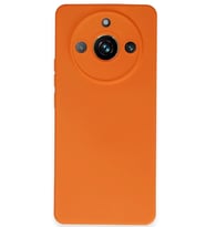 Realme 11 Pro Kılıf Nano içi Kadife Silikon - Turuncu