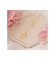İKİLİ TERAZİ BURCU KOLYE (Gold)