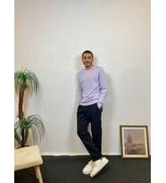 Süperlife Erkek Bisiklet Yaka Slim Fit İnce Sweatshirt SPR 20K17