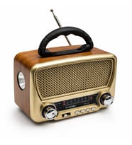 BK-330 Güneş Panelli Nostaljik Retro Radyo – Bluetooth, USB, SD Kart ve El Feneri Özellikli
