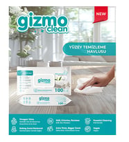 Gizmo Clean Yüzey Temizlik Havlusu Beyaz Sabun Kokulu 200 lü