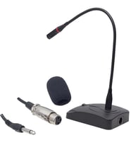 Magicvoice MV-H05 Kablolu Kürsü Mikrofonu Spiral Akrobat Gövde