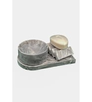 betonmall Marble Serisi Organizerli Beton Sabunluk