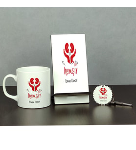 Hemşir Üçlü Set (Kupa + Telefon Standı + Anahtarlık) 003