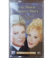 (Plak Değildir KASET tir) Zeki Müren Muazzez Abacı Düet Biz Ayrılamayız Açılmamış Jelatininde Kaset