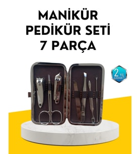 Dayanıklı Çelik Aletlerden Oluşan Kişisel Bakım Seti