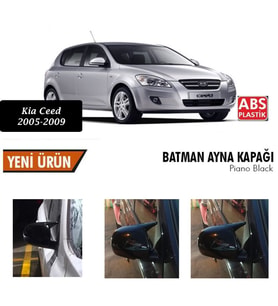 Kia Ceed Yarasa Ayna Kapağı Batman Parlak Siyah Piano Black