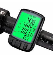 TechTic Sunding Bisiklet Km Hız Göstergesi Işıklı Led Ekranlı Kronometre Derece Saat(24 Fonksiyon)