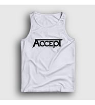 Presmono Unisex Beyaz Logo Accept Atlet 180600tt (Beyaz)
