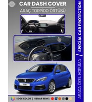 PEUGEOT 308 (2020+) Torpido Örtüsü Ön Göğüs Koruma Torpido Koruma Birebir Uyum Kaymaz Özel Kesim