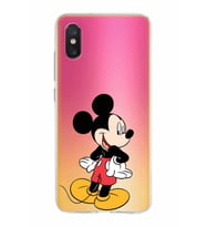 Xiaomi Mi 8 Pro Uyumlu Kapak Mickey Mouse Tasarımlı Şeffaf Silikon Kılıf
