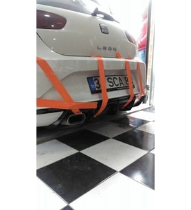 Seat Leon Uyumlu Mk2 Difüzör Makyajlı (Plastik)