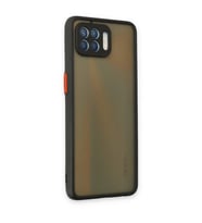 Reno 4 Lite Kılıf Montreal  Kapak - Siyah