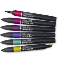 Winsor & Newton Promarker Rich Tones Zengin Tonlar Seti (6 Renk) 