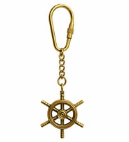 Pirinç Dümen Anahtarlık - Model 2 (Çok Renkli)