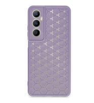 Realme C65 Kılıf Petek Silikon Kapak - Lila