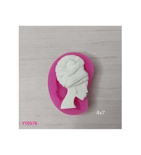YY0576 Afrikalı Kadın Silikon Kalıp