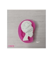 YY0576 Afrikalı Kadın Silikon Kalıp