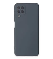Durukar® Samsung Galaxy A22 Kılıf Nano içi Kadife Silikon - Gri