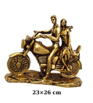 Polyester Motorda Sevgililer Biblo 26 cm